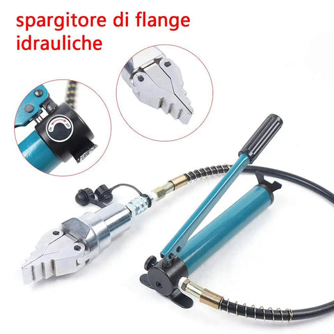 Heavy Duty Hydraulic Flange Spreader With Pump Set Lightweight Portable Pipe Expander For Tight Spots Smooth Parallel Action No Drama Reliable Workhorse Tool