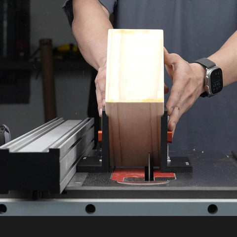 Using Dope Spline Jig For Table Saw And Router Table Build Stronger Miter Joints And Add A Design Accent With Splines Perfect For Picture Frames Small Boxes And Other Joinery Projects on table saw for precision cuts.