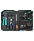 Solar MC3 And MC4 Crimping Tool Kit with Parallel Action Quick Grip Handles, crimper, dies, screwdriver in open carrying case