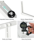 Heavy Duty Mini Split Wall Mounting Bracket For Outdoor Ac Condensers 9K To 36K Btu Support Rack showing adjustable bolts and sturdy design.