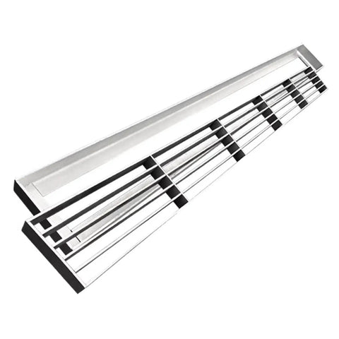 All Weather Trench Drainage System With Hidden Grate Kit For Outdoor Pathways Driveways Patios Courtyards And Lawn Drainage Heavy Duty Stainless Steel