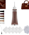 Leather Repair Kit For Vinyl And Leather Quick Drying Filler With Easy Color Matching For Tan Walnut Chocolate And More Fix