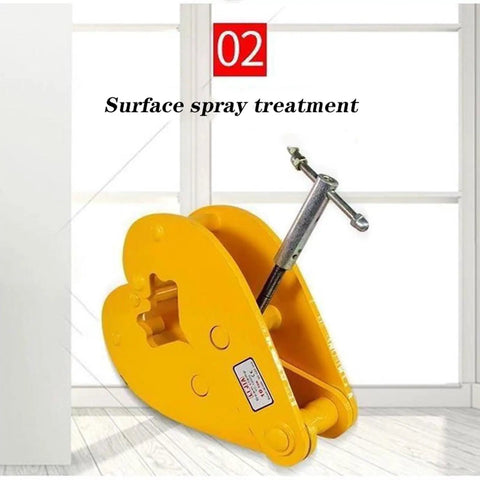 Heavy Duty I Beam Clamp For Sheet Metal Lifting With Top Shelf Steel Build And Universal Vertical Plate Lifter Rigging For No Sweat Setup On Any Active Construction Site