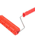 Top Tier Embossing Rubber Paint Roller For Creations That Slay With Epic Wall Textures And Cool Graining Patterns, red rubber design.