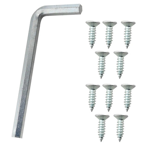 Heavy Duty Furniture Leveling Shims With Adjustable Metal Cabinet Legs And Anti Slip Foot Pads For Wardrobes And Workbenches Including Hex Wrench for assembly screws.