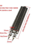 Industrial Square Fin Heater For Air Systems And Ovens Featuring A Heavy Stainless Steel Heat Plate With 1400 Watt Output delivering serious warmth.