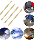 Four solid brass rods for DIY projects, 4 Pack Solid Brass Rod Lathe Bar Stock Set, 9.5 Mm Diameter 3 Eighth Inch, welding scenes background