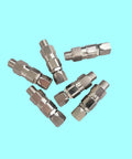 360 Degree Swivel One Quarter Inch Hose Joint For Airless Paint Sprayers Stainless Steel Connector With No Kink Rotation High Pressure Spray Gun Attachment Durable Rustproof 2 Pack For Hose And Sprayer, six angles
