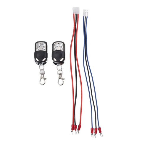 Sliding Gate Opener Circuit Board With Remote Control Advanced Microcomputer Control No Hassle Plug And Play Setup For Factories Schools And Homes 110V Gate Automation System With Two Remotes display with remote controls and wiring.