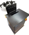 Heavy Duty Electric Ring Roll Bender, Top Shelf Metal Rolling Machine with adjustable head, smooth cranking for steel fabrication.