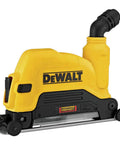 Dewalt 7 Inch Cutting Dust Shroud For Angle Grinders With Adjustable Shoe And Plunging Dust Collection Clear Windows For Easy Blade Visibility