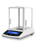 Analytical Balance 500g Capacity 0.001g Accuracy Lab Scale with Windshield RS232 Interface, digital display front view