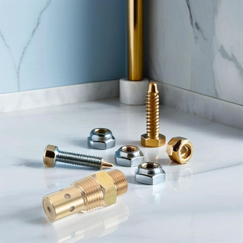 One Way Air Compressor Check Valve With Brass NPT Threaded Interface, Vertical Inline Design, Space Saving Backflow Preventer For Shop Pneumatic Systems And Industrial Gear, High Reliability, Leak Proof And Easy Install, brass fittings with nuts