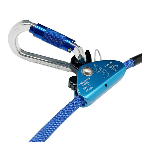 Pro Grade Tree Climbing Flipline Kit With Steel Core 8 Ft Rope Heavy Duty Adjustable Lanyard Rope Grab Steel Swivel Snap Hook