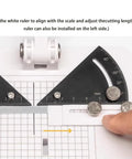 Pro Grade Manual Model Angle Cutter For Wood Ship Hulls, Adjustable 0 To 45 Degrees, 0.23mm Blade, angle adjustment detail