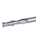 SpeTool 2-flute square-nose carbide end mill with 1/8 in shank, TiAlN-coated