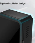 Close-up view of Badass Outdoor Lockable Cabinet For EV Chargers showcasing edge anti-collision design and tempered glass