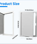 Solid As A Rock Metal Access Panel With Screwdriver Latch For 16 By 24 Inch Drywall And Ceiling Installations Flush Mount Design dimensions 17.12in x 25.2in x 1.5in.