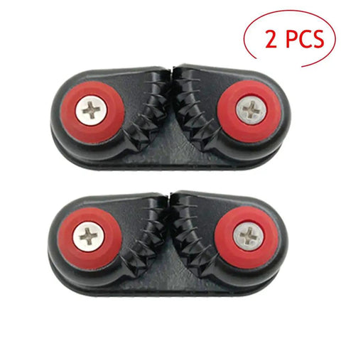 2 Pack Kayak Cam Cleats Aluminum Boat Cleats For Secure Line Grabbing On Kayaks Canoes And Dinghies With Scratch Resistant Base
