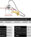 Real Deal 50 Ton Split Hydraulic Puller Sets That Will Kick Gear Off Bearings In No Time Flat Including Hand Pump Separate Hose For Toughest Spaces Professional Garage And Shop Maintenance Fix Tools For All Mechanics, 50T puller with CP-700 hand pump