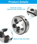 Premium M20 X 1.5 Tap And Die Set For Cutting Clean Threads On Steel Aluminum Or Copper With Heavy Duty Alloy Steel And HSS Precision Tools For DIY Pros. M20x1.5 die in alloy tool steel