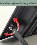 Close-up of adjustable bracket on Top Shelf 10 Pack Outdoor Floodlights Featuring Kicking 400W LED Wall Spotlights.