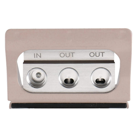Heavy Duty Pneumatic Foot Pedal Valve 1/4 PT FV-420, 4 Way 2 Position, showing back inlet and outlet ports with labels