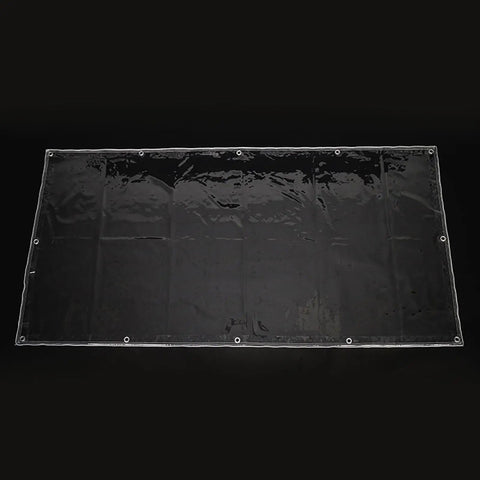 Heavy Duty Transparent Roof Tarp For Quick Fix And Emergency Leak Coverage Tear Resistant Tarpaulin Waterproof Cover For Leaky Roof Clear Outdoor Tarp 1.6 By 3.0 Meters 5 By 10 Feet
