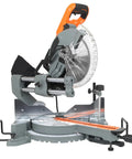 Professional Grade 10 Inch Sliding Compound Miter Saw Fueled By A Boss 15 Amp Motor and dual bevels, ideal for precision cuts.