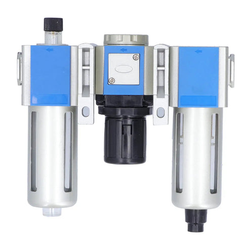 Aluminum Alloy Body Pneumatic Air Filter Pressure Regulator And Lubricator For Industrial Air Systems One Half Inch Thread