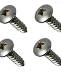 Stainless Steel Truss Head Sheet Metal Screws Kit Number Six By One Inch 5000 Pack Fastener Set For Metal Roofing Siding And DIY Projects