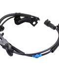 Front Rear Axle Abs Wheel Speed Sensor Pair For Jeep Patriot Compass 4WD Dodge Caliber 2007 To 2016 with connector and mounting clips.