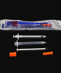 1ml Disposable Syringe With 31G 6mm Needle Clear Graduated Barrel For Precise Dosing Individually Sealed Pack Of 100 Smooth Plunger Easy To Carry Medical Syringe Kit, sealed
