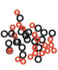 Silicone O Rings Set For Coffee Machines And Espresso Makers, 50Pcs Gasket Seals Replacement Kit shown in multiple colors