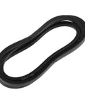 Heavy Duty Drive Belt Replacement For Lawn Mower Deck Fits Craftsman Z5200 Z5400 Z5600 Z5800 Z5650 Z6000 Z6400 Z6600 Z6900 Z8200 Z8400 Z8600 ZS6500 ZS6700 17AFCACT056 17AFCACT010 17AICACT010 1 Piece, black rubber belt close-up.