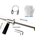 Heavy Duty Inside Pipe Cutter Kit For PVC Plumbing Easy Inside Cut Tool Set Pro Grade With Grinding Wheel For Polishing