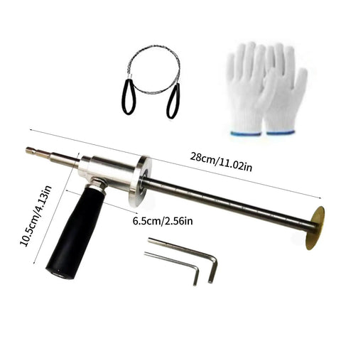 Heavy Duty Inside Pipe Cutter Kit For PVC Plumbing Easy Inside Cut Tool Set Pro Grade With Grinding Wheel For Polishing