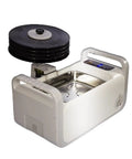 Top Shelf Ultrasonic Record Wash Machine With Waterproof Tank For Seven To Twelve Inch Vinyl shown with records above washer.