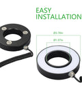 Dead Simple Setup Rock Solid 50Mm Waterproof Led Magnetic Work Light For Cnc Milling Machine Spindle, 3.78in diameter mount.