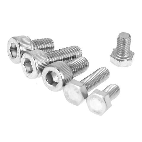 170 Pcs Stainless Steel M5 And M6 Hex Socket Head Cap Screws Kit With Washers And Nuts For Industrial Electrical And Construction Projects