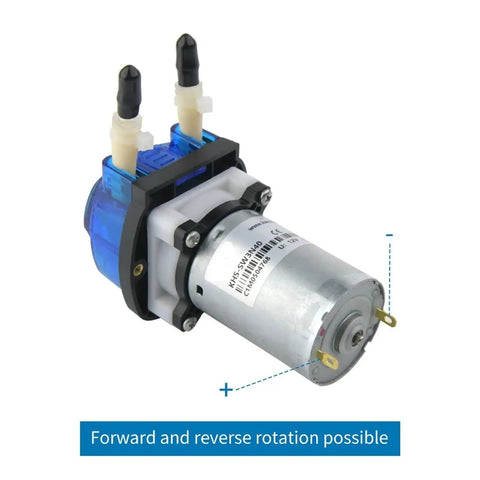 Khs Mini Peristaltic Pump 12V Or 24V Motor High Flow Self Priming Liquid Transfer And Dosing With Sv3n40 Head Great For Aquariums And Fluid Control Projects Quick And Reliable Performance