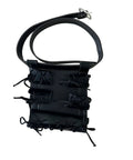 3 Sword Holder Belt Bag For Katana And Ninja Swords Adjustable Leather Holster Case With Frog Strap Ring