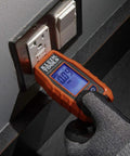 Non Contact Voltage Tester And GFCI Receptacle Tester With LCD Display And Built In Flashlight For Clear Voltage Readings And Trip Time Display In A Complete Electrical Test Kit used on outlet