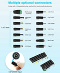 14 connector tips kit for All In One Plug And Play Adjustable Power Supply 3V To 12V 30W with polarity converter and adapter.