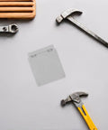Three Pack Air Conditioning Control Wall Covers 86 Type Power Switch Protective Plates over tools on a white background