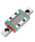 9mm Wide Linear Rail Block And Sliding Carriage For Precise Smooth Motion Durable Metal Guide With Integrated Body And Ready Mounting Holes For Easy Positioning Heavy Duty Repetitive Industrial Machinery And Tools on linear rail