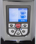 Digital control panel of the Rock Solid Hella Quiet Espresso Grinder Featuring Precision 65 Mm Flat Burrs And Compact Short Hopper.