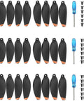 Low Noise Quick Release Drone Propellers 24 Pcs For Mini 2 Mini SE Mini 4K Replacement Blades Lightweight Durable Orange Easy Install Safe Flight Performance