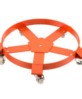 55 Gallon Drum Dolly Built Tough With 1250 Pound Capacity And Sturdy Steel Frame Five Swivel Wheels For Easy Warehouse Drum Handling
