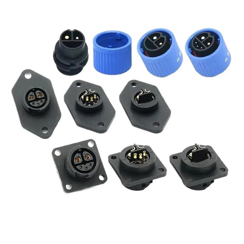 Top Notch 30 Amp M19 2 Plus 3 E Bike Power Connector And Male Female Charging Adapter For Lithium Battery Electric Vehicle Plug Socket With Sweet Reliable Heavy Duty Build with various connectors and sockets
